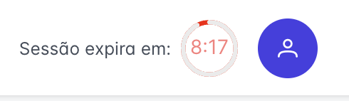 Contador de tempo da sessão